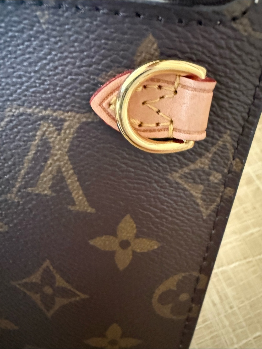 Large Louis Vuitton Monogram Canvas Zip Pouch (Neverfull) - Picture 5 of 6